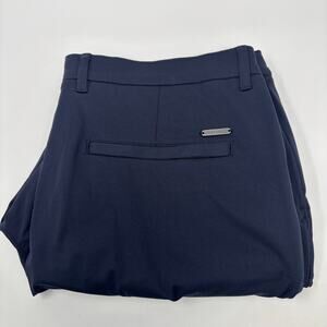 Twillory Mens 38x30 Dark Blue Tailored Fit Performance Flat Front Pants